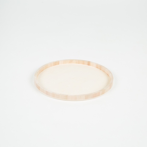 [00454] Asiana - Round wooden tray diam 35 cm - 215gr